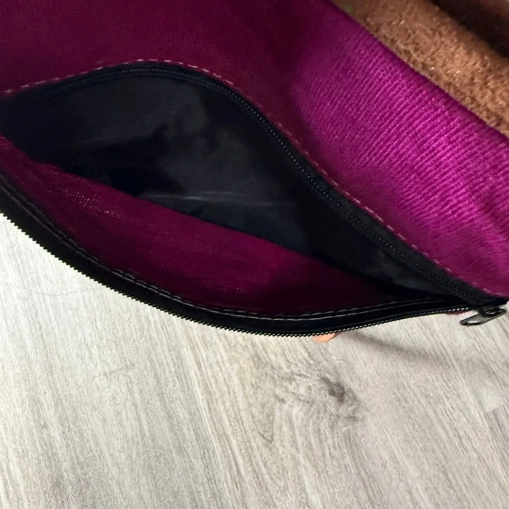 Embroidery‎ crossbody bag beautiful colorful flowers